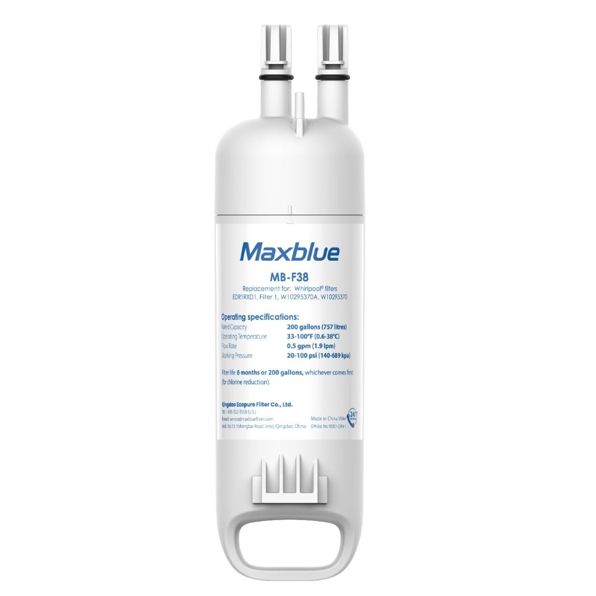 KitchenAid Refrigerator Water Filter 1 - KAD1RXD1 (Pack of 1) KAD1RXD1