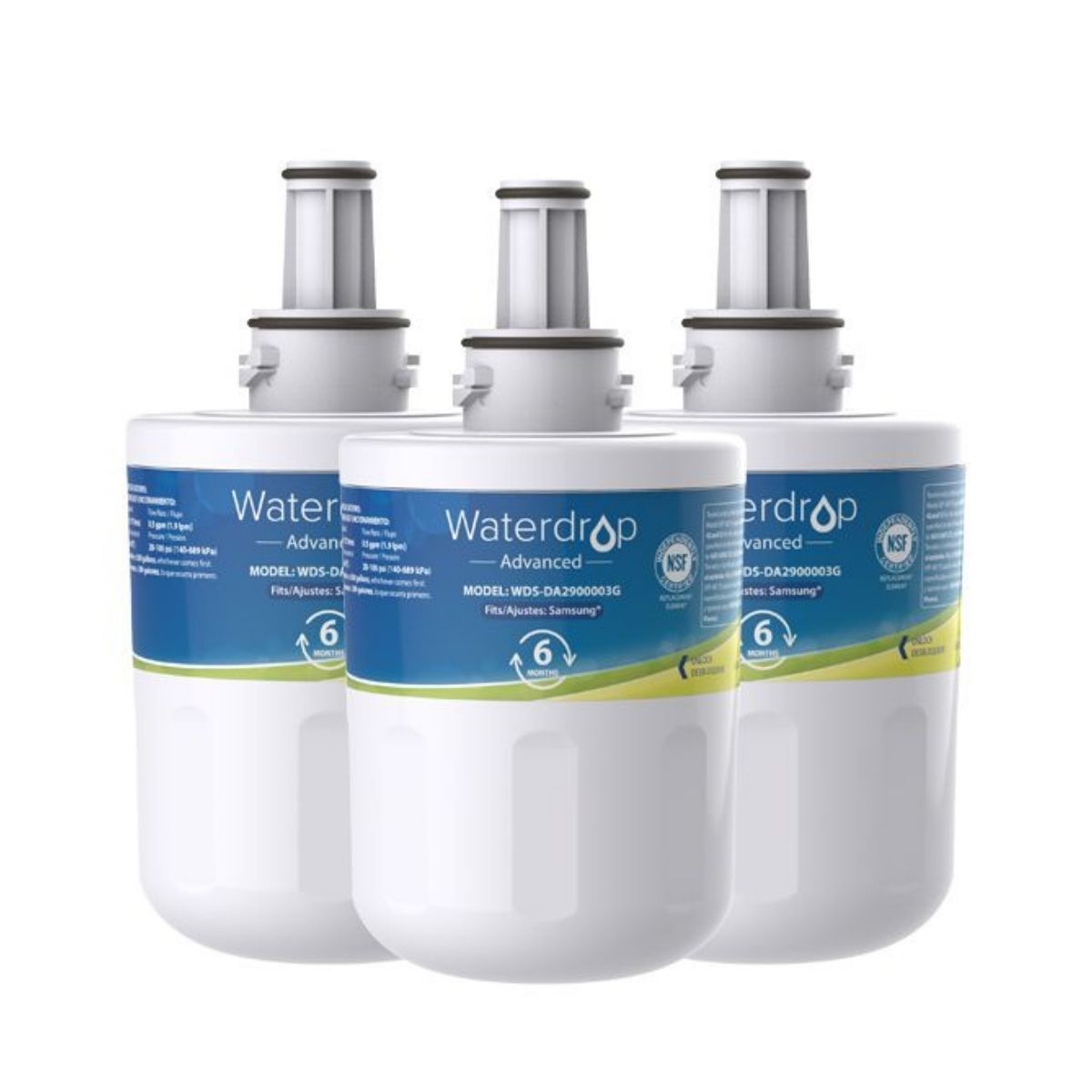 Buy Waterdrop DA29-00003G Refrigerator Water Filter, Replacement for  Samsung DA29-00003G, DA29-00003B, DA29-00003A, Aqua-Pure Plus, HAFCU1,  RFG237AARS, FMS-1, RS22HDHPNSR, RSG257AARS, WSS-1, 3 Filters Online at  desertcartINDIA